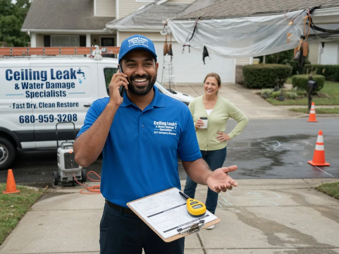Ceiling Leak Cleanup Overton, NV FAQs